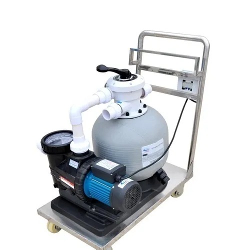 50-60 Hz Fiber Glass Swimming Pool Moving Filtration Plant