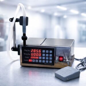 Manual liquid filling machine.